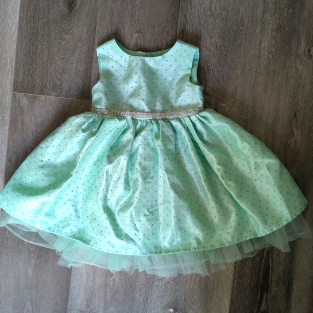Blueberi Boulevard Mint Green Formal Dress - Size 12M